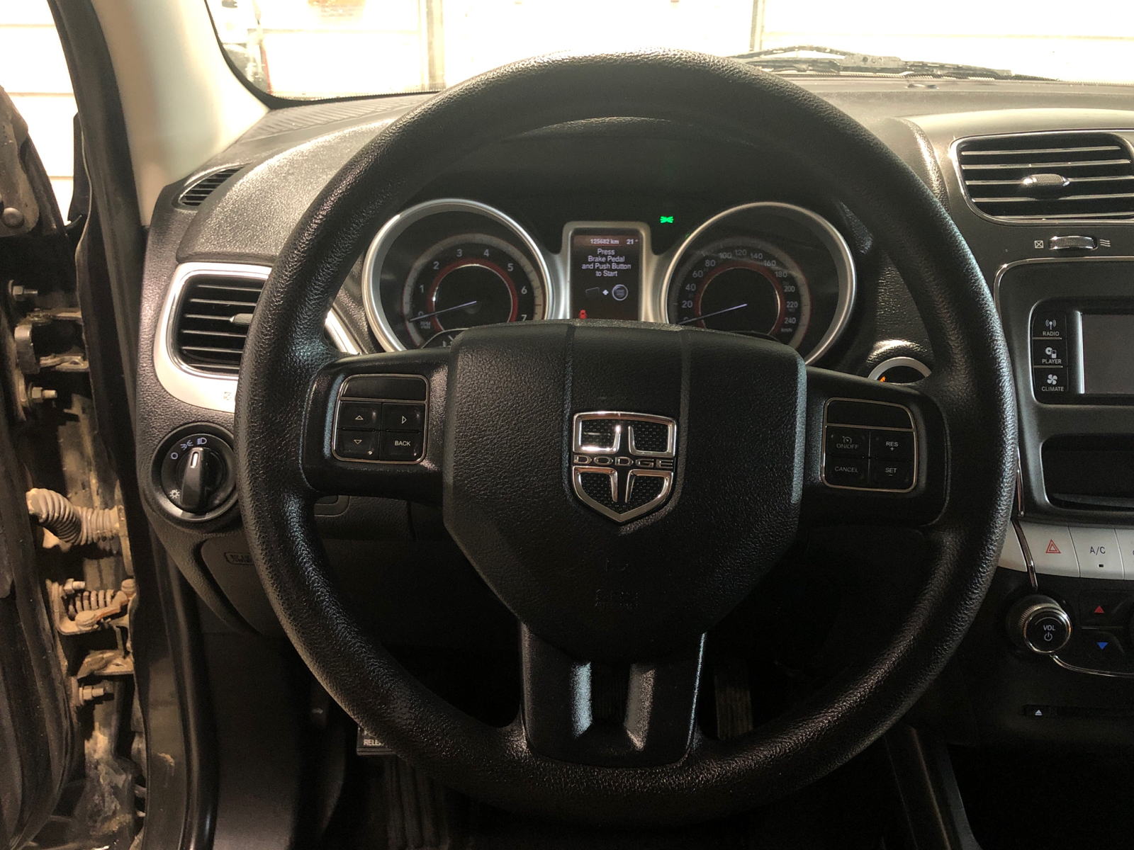 dodge journey 2013 steering wheel size